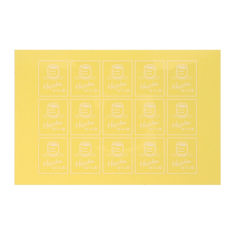 HEIKO 透明フレーバーシール ほうじ茶 60片/束
