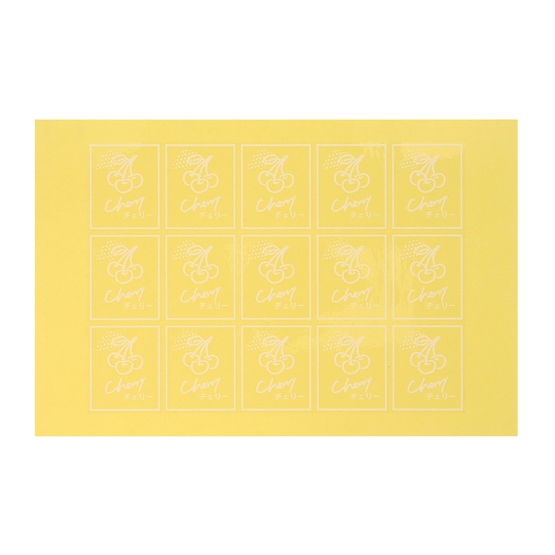 HEIKO 透明フレーバーシール チェリー 60片/束