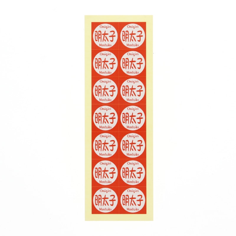 HEIKO おにぎりシール 明太子 98片/束