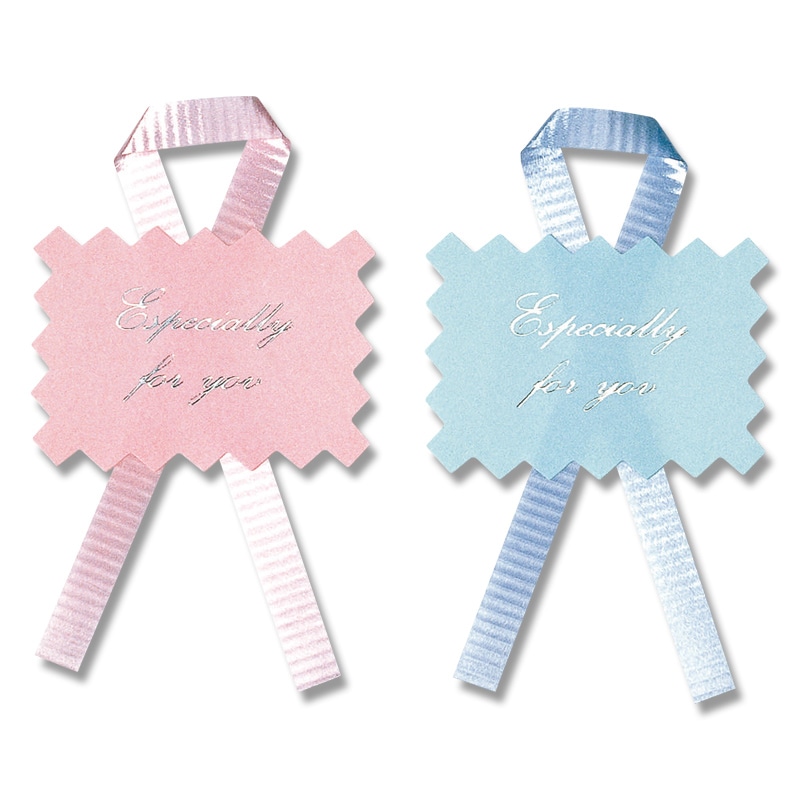 HEIKO ギフトシール(リボン付シール) ツインカラー P&B 16片/束