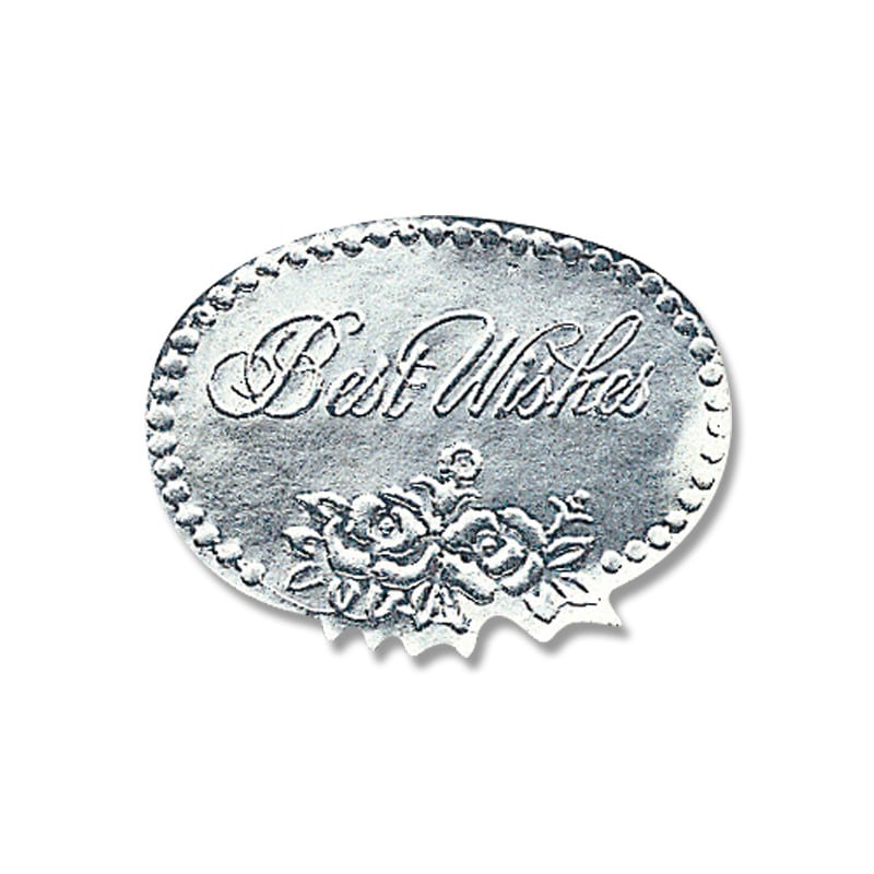 HEIKO ギフトシール ベストウィッシュ銀 M 104片/束