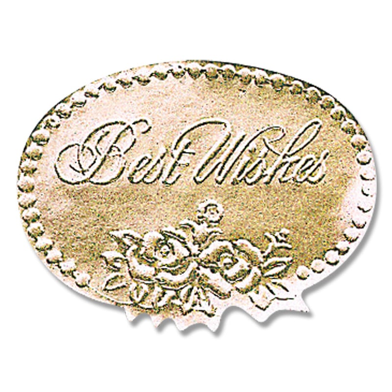 HEIKO ギフトシール ベストウィッシュ金 L 100片/束