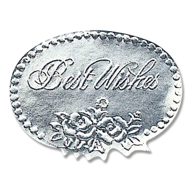 HEIKO ギフトシール ベストウィッシュ銀 L 100片/束
