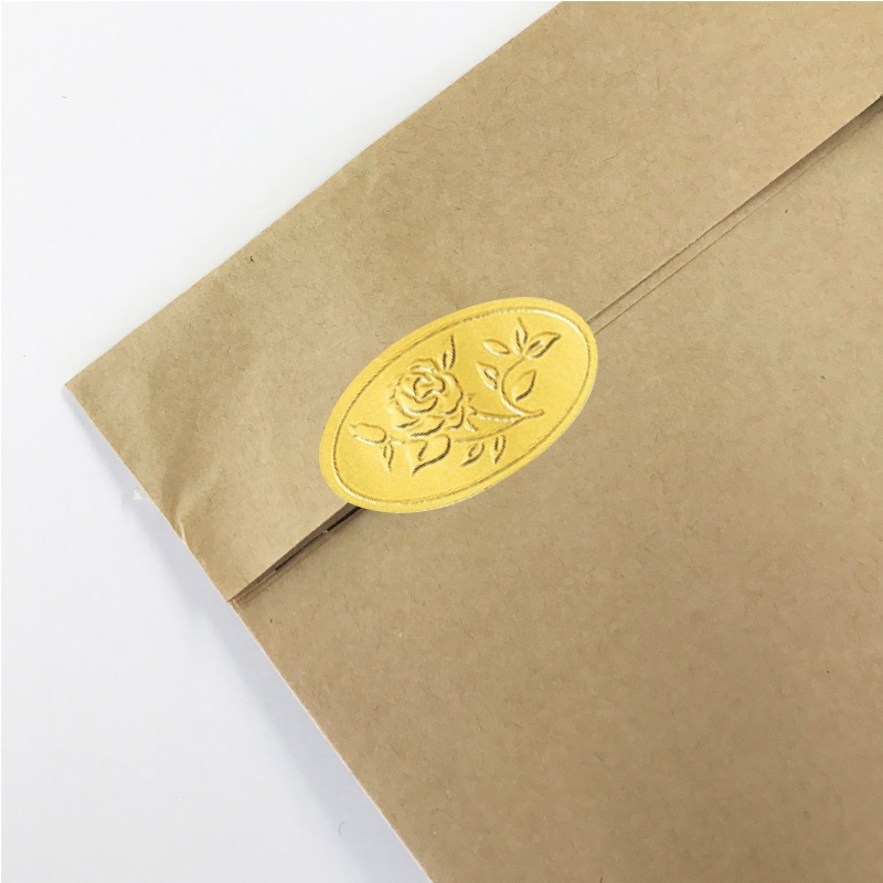 HEIKO ギフトシール ローズエリプス 204片/束