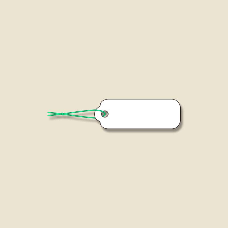 HEIKO 提札 No.24 緑絹糸付き 1000枚/箱