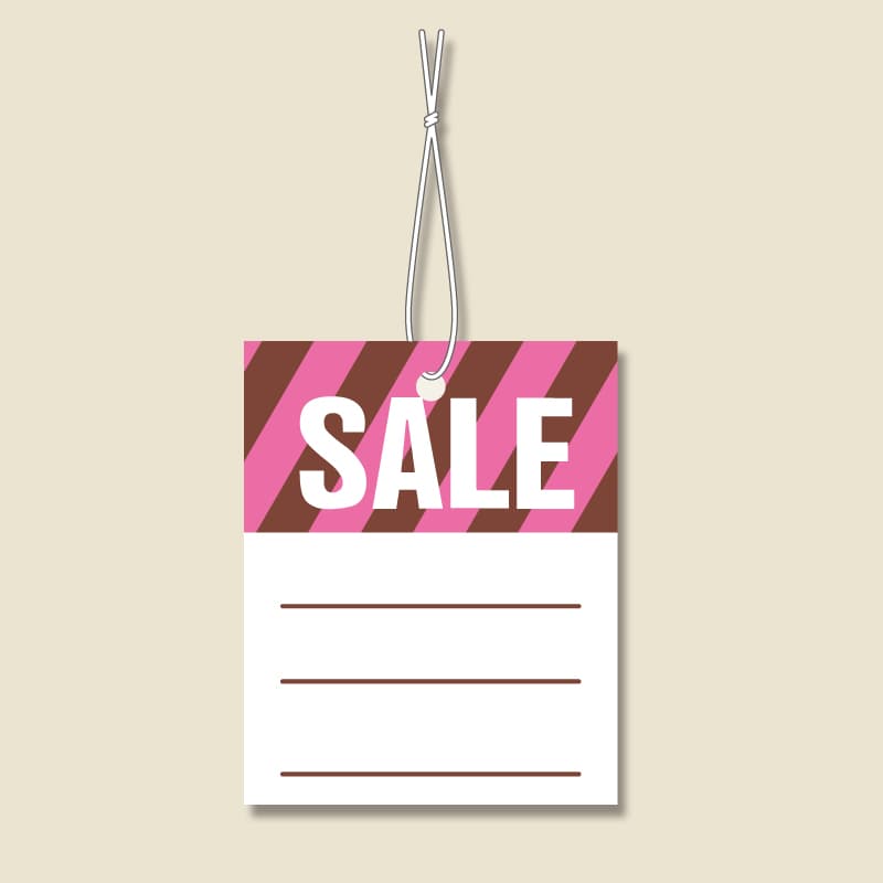 HEIKO 提札 No.504 SALE 綿糸付き 500枚/箱