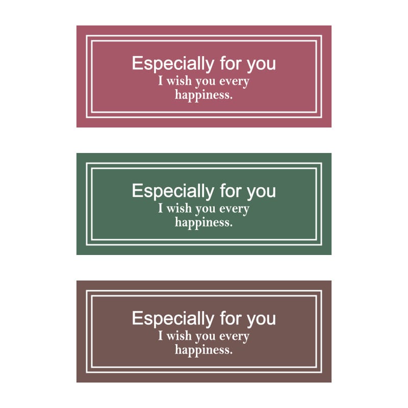 HEIKO 業務用ギフトシール スタイリッシュB ナチュラル 300片/束