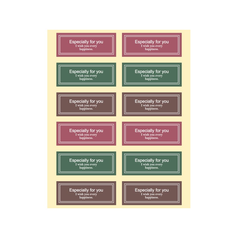 HEIKO 業務用ギフトシール スタイリッシュB ナチュラル 300片/束