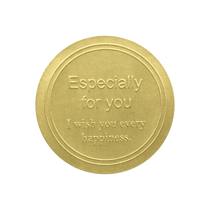 HEIKO 業務用ギフトシール スタイリッシュC ゴールド 204片/束