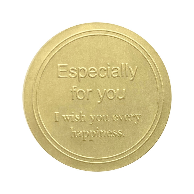 HEIKO 業務用ギフトシール スタイリッシュD ゴールド 200片/束