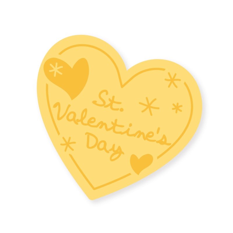 HEIKO 業務用VDシール ゴールドハート 42片/束