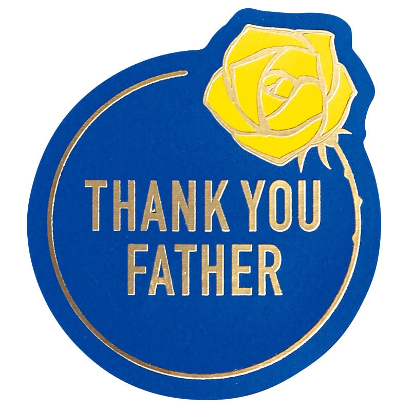 HEIKO 父の日シール サークルローズ 42片/束