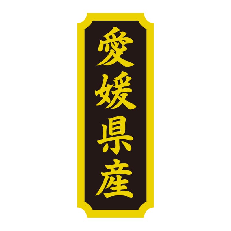 HEIKO タックラベル 産地シール 40×15 愛媛県産 200片/束