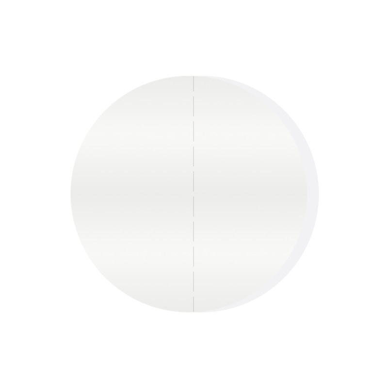 HEIKO タックラベル(シール) No.840 φ30 透明ミシン目 504片/束