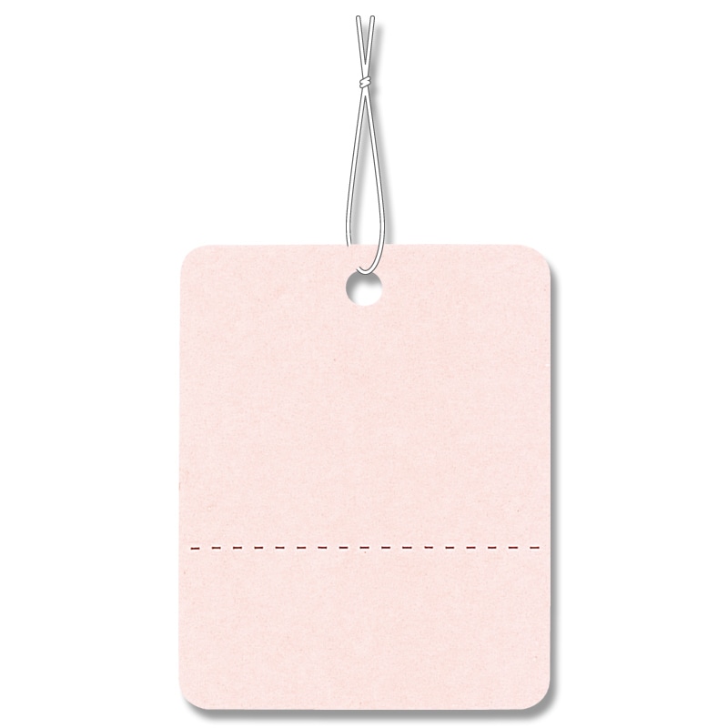 HEIKO 提札 ミニパック No.522 綿糸付 ピンク 100枚/束