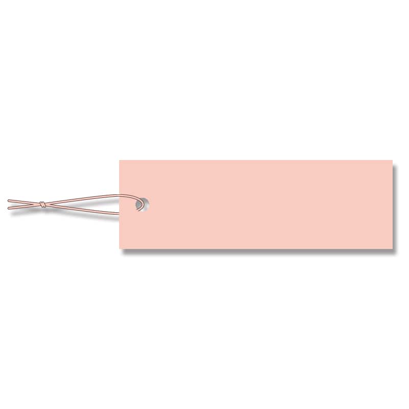 HEIKO 提札 ミニパック No.600 ピンク ピンク綿糸付 100枚/束