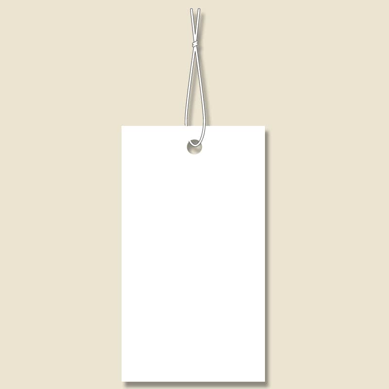 HEIKO 提札 ミニパック No.605 綿糸付 100枚/束