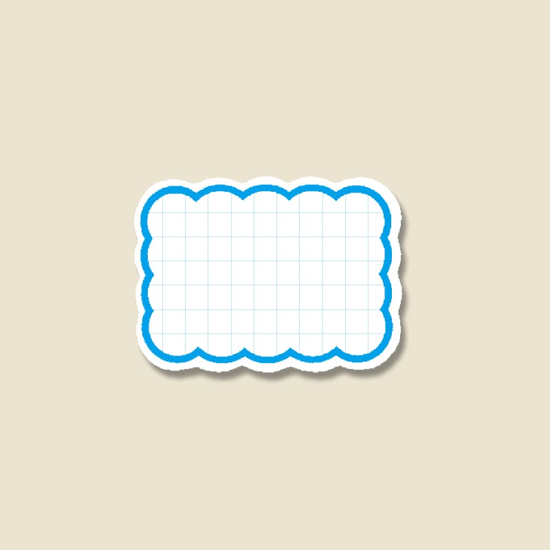 HEIKO 抜型カード 雲 S B 50枚/束