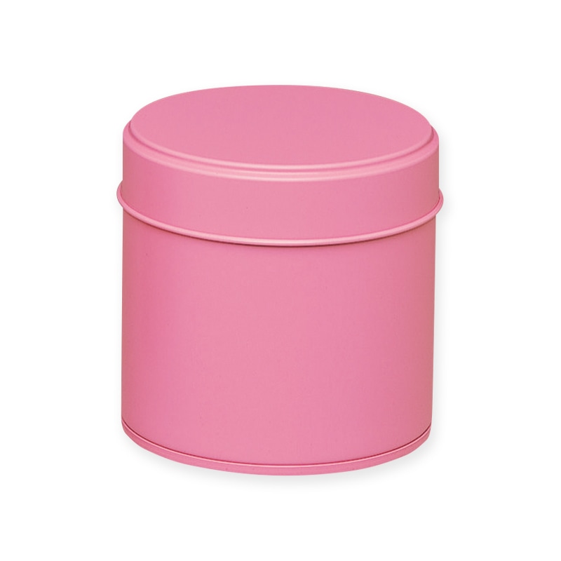 静岡製缶 無地缶　コルン  1702　ピンク 1個（ご注文単位120個）【直送品】