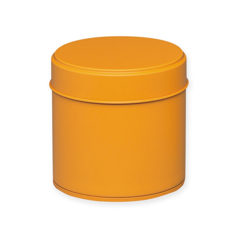 静岡製缶 無地缶　コルン  1703　オレンジ 1個（ご注文単位120個）【直送品】