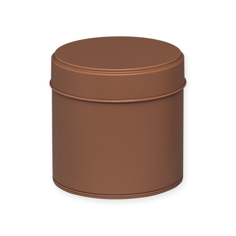 静岡製缶 無地缶　コルン  1709　チャイロ 1個（ご注文単位120個）【直送品】