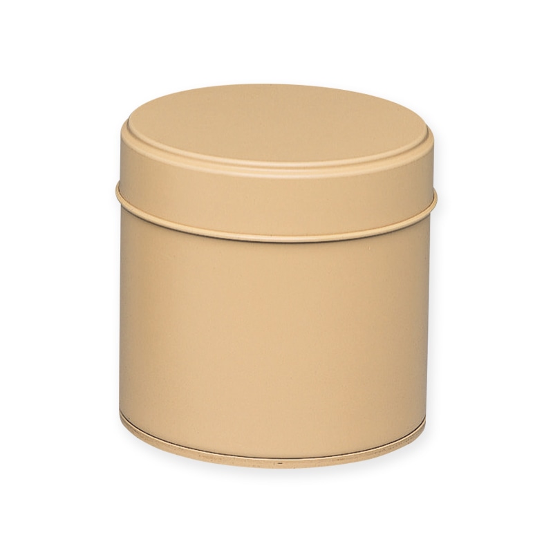 静岡製缶 無地缶　コルン  1710　ベージュ 1個（ご注文単位120個）【直送品】