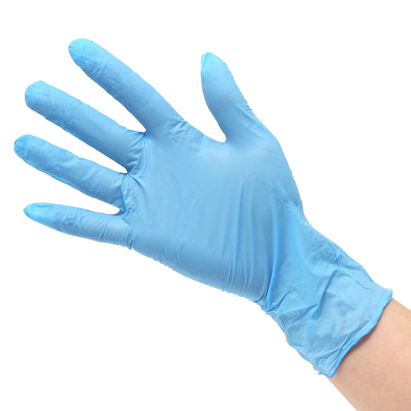 HEIKO ニトリルグローブ ブルー L 100枚/箱