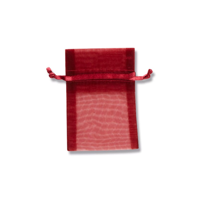 HEIKO オーガンジーバッグ 平袋タイプ SS ワイン(WN) 10枚/束