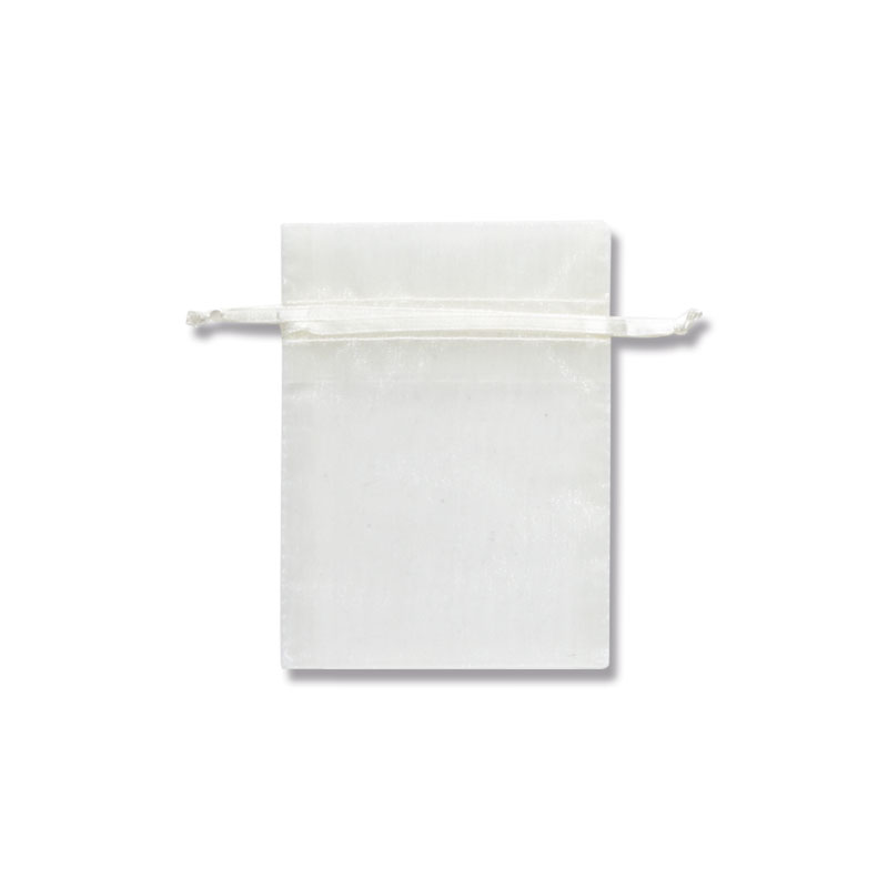 HEIKO オーガンジーバッグ 平袋タイプ S アイボリー(IV) 10枚/束