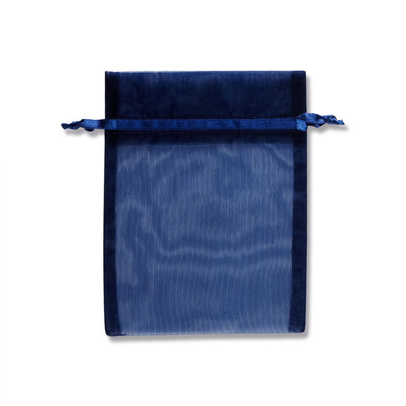 HEIKO オーガンジーバッグ 平袋タイプ M ネイビー(NV) 10枚/束