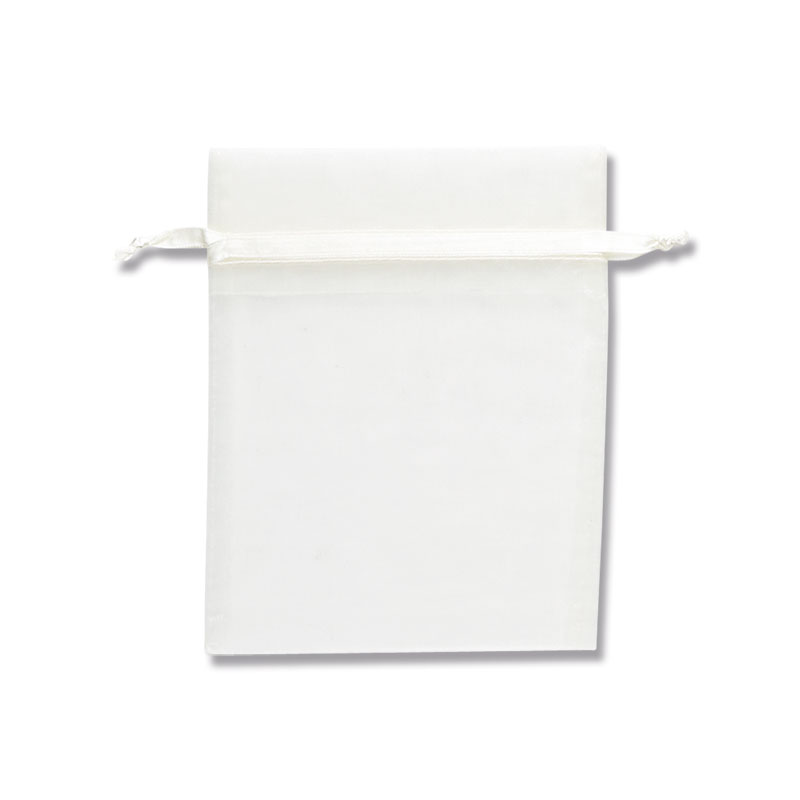 HEIKO オーガンジーバッグ 平袋タイプ M アイボリー(IV) 10枚/束