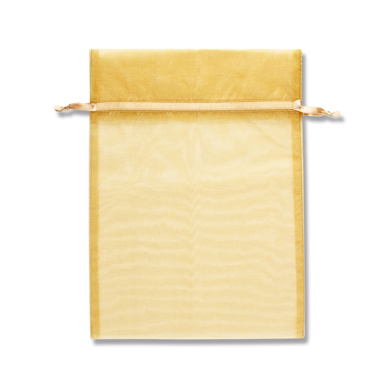 HEIKO オーガンジーバッグ 平袋タイプ LL ゴールド(GD) 10枚/束