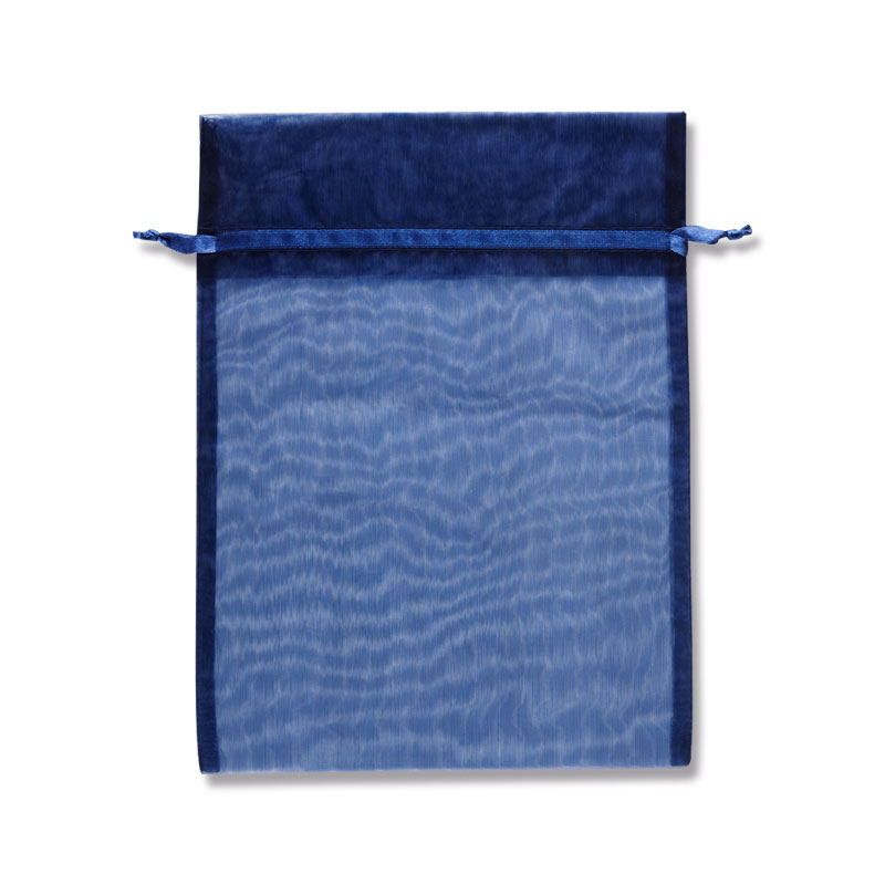 HEIKO オーガンジーバッグ 平袋タイプ LL ネイビー(NV) 10枚/束