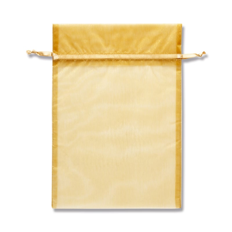 HEIKO オーガンジーバッグ 平袋タイプ XL ゴールド(GD) 10枚/束
