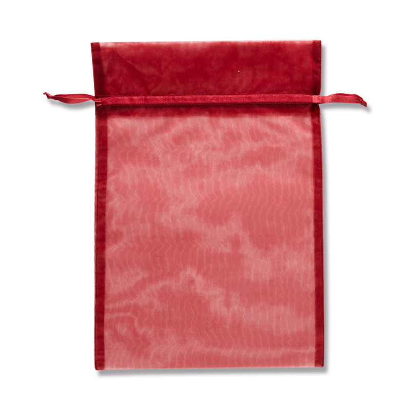 HEIKO オーガンジーバッグ 平袋タイプ XL ワイン(WN) 10枚/束