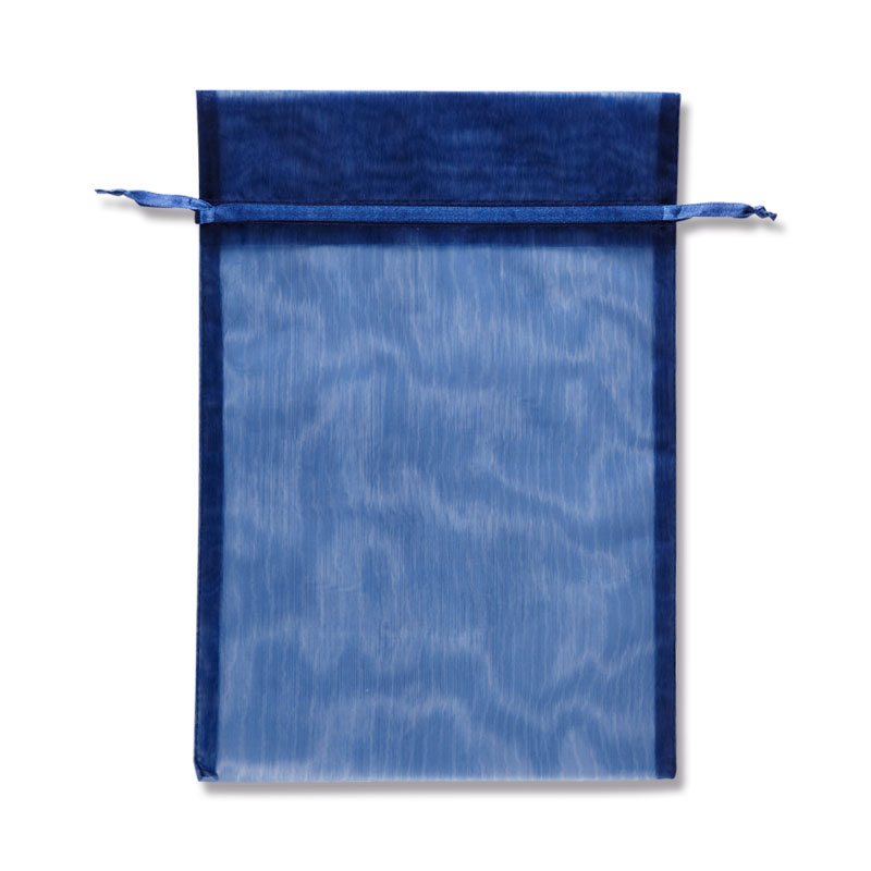 HEIKO オーガンジーバッグ 平袋タイプ XL ネイビー(NV) 10枚/束