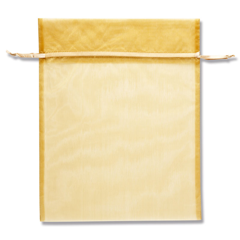 HEIKO オーガンジーバッグ 平袋タイプ XLL ゴールド(GD) 10枚/束