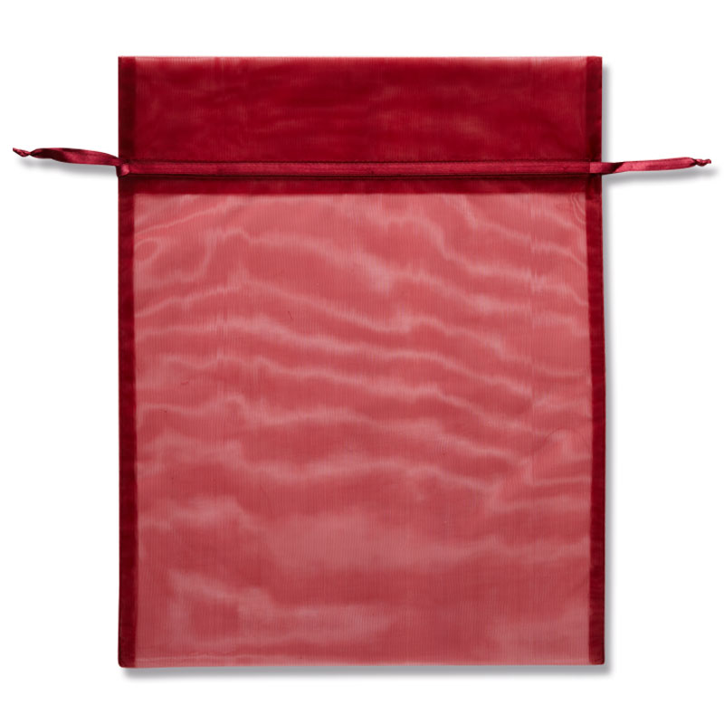 HEIKO オーガンジーバッグ 平袋タイプ XLL ワイン(WN) 10枚/束