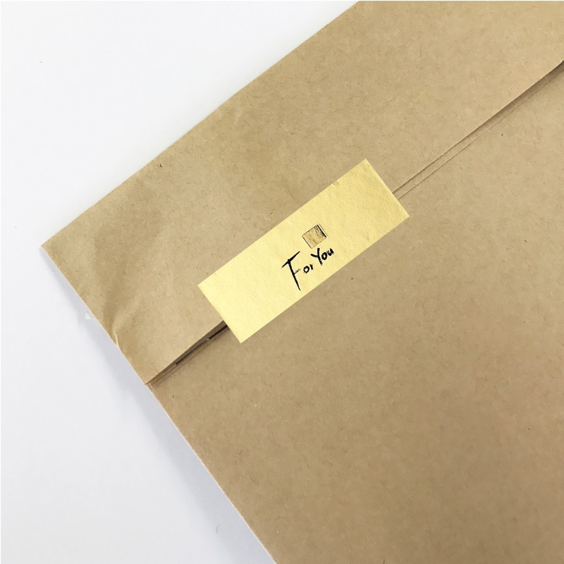 HEIKO ギフトシール フォーユー金 S 84片/束