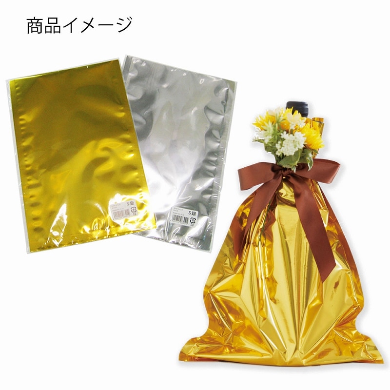 HEIKO キラキラバッグ 3L 金 10枚/袋