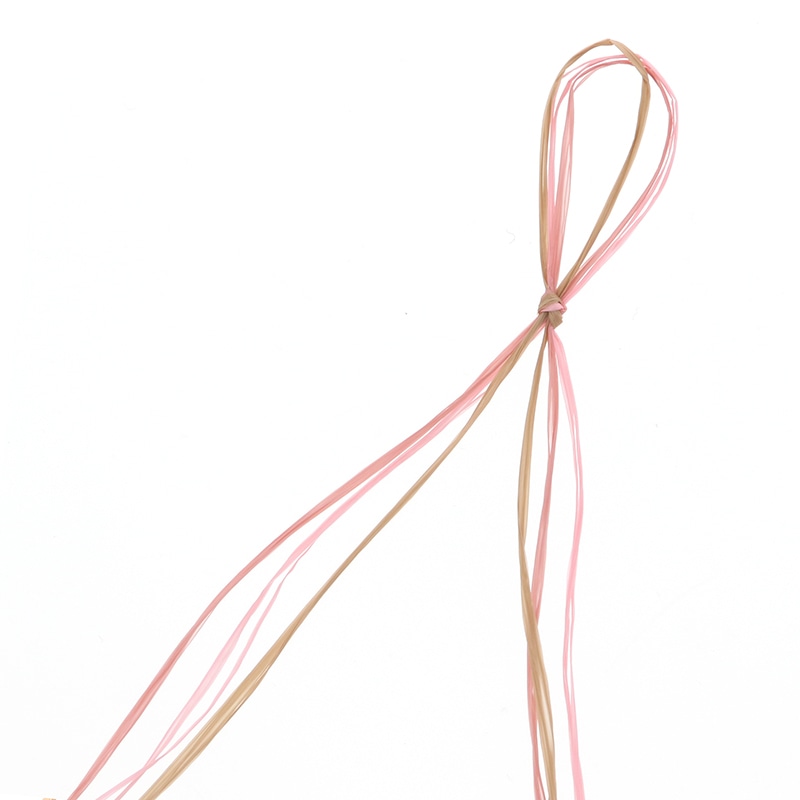 HEIKO レーヨンラフィア 3mm幅×30m ナチュラルピンク 1巻