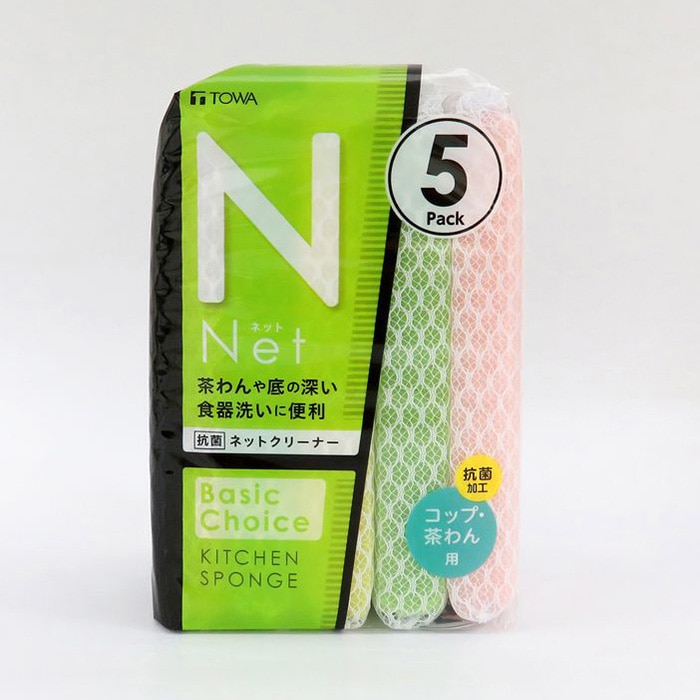 東和産業 BC 抗菌ネットクリーナー 5個入 1袋（ご注文単位54袋）【直送品】