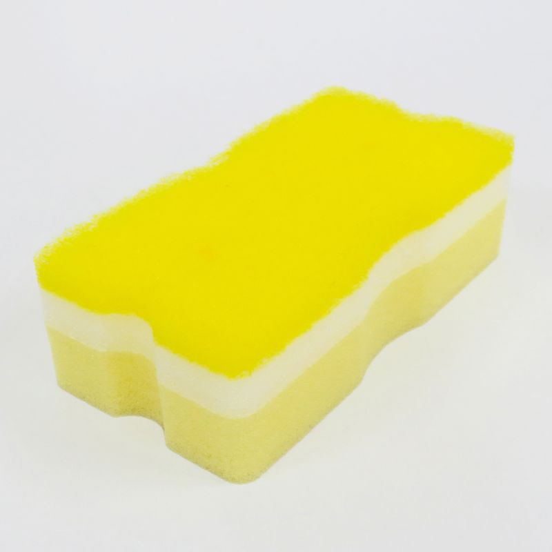 東和産業 泡シャキスポンジ 長持ちタイプ 1個(ご注文単位10個)【直送品】