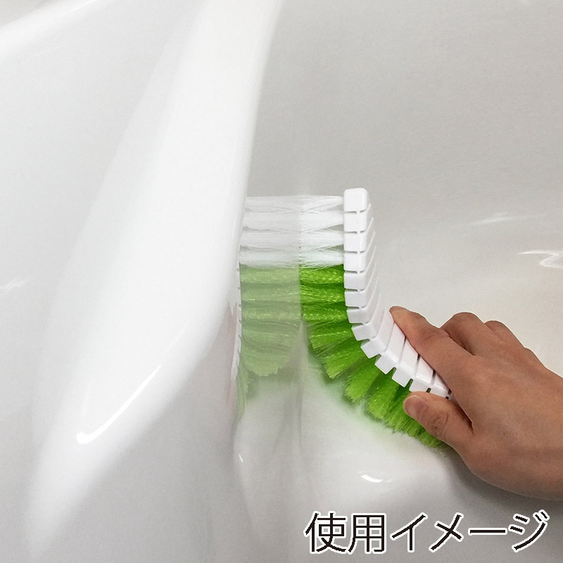 東和産業 DROPS 浴室曲がるまるごとブラシ 1個(ご注文単位30個)【直送品】