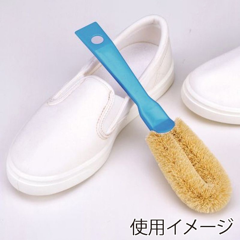 東和産業 ELSUR2 シューズクリーナー ヘラ付 ブルー 1個(ご注文単位10個)【直送品】