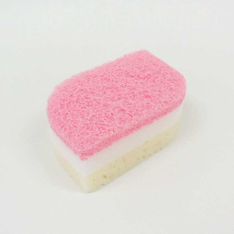 東和産業 ふわっふわスポンジ ピンク 1個（ご注文単位10個）【直送品】