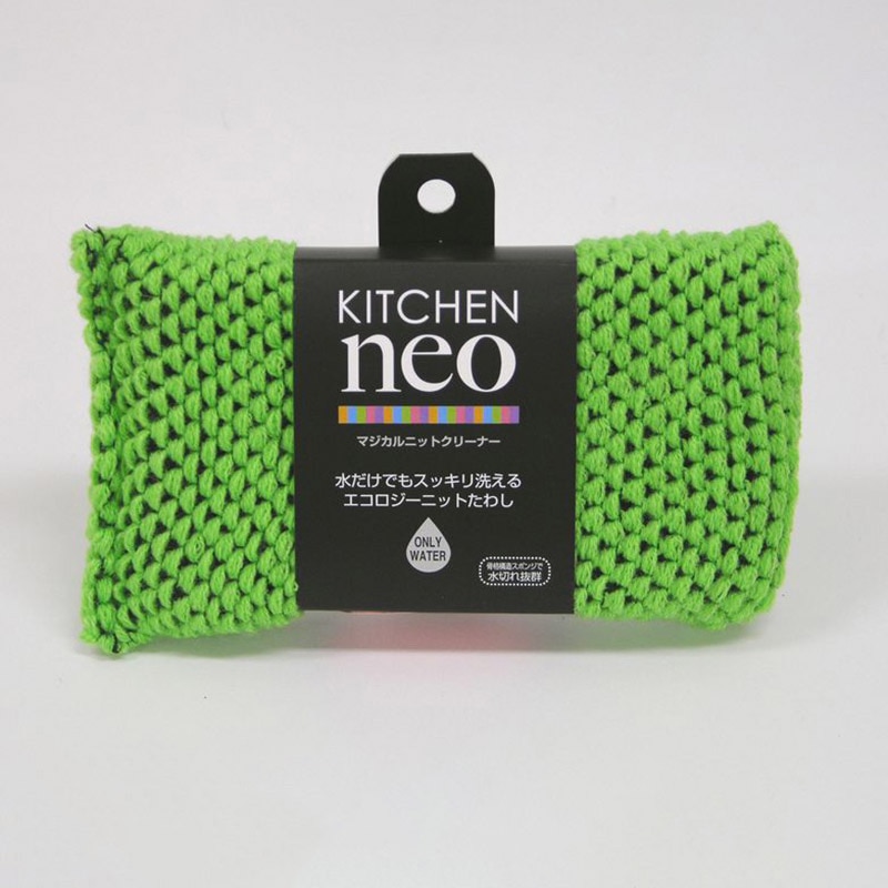 東和産業 KITCHIEN neo マジカルニットクリーナー グリーン 1個（ご注文単位10個）【直送品】