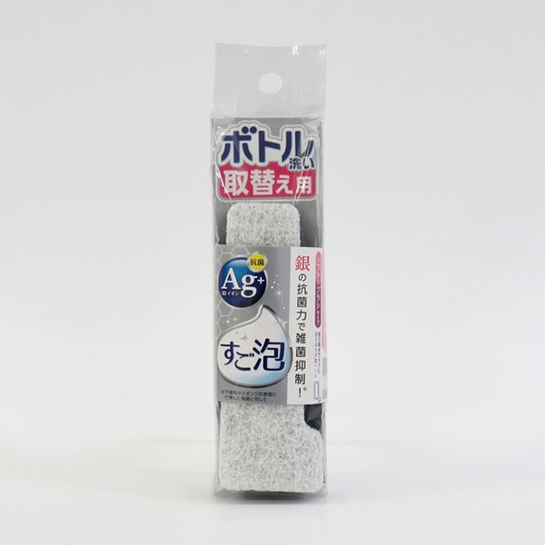 東和産業 すご泡Ag＋抗菌ボトル洗い 取替え用 ホワイト 1個（ご注文単位10個）【直送品】