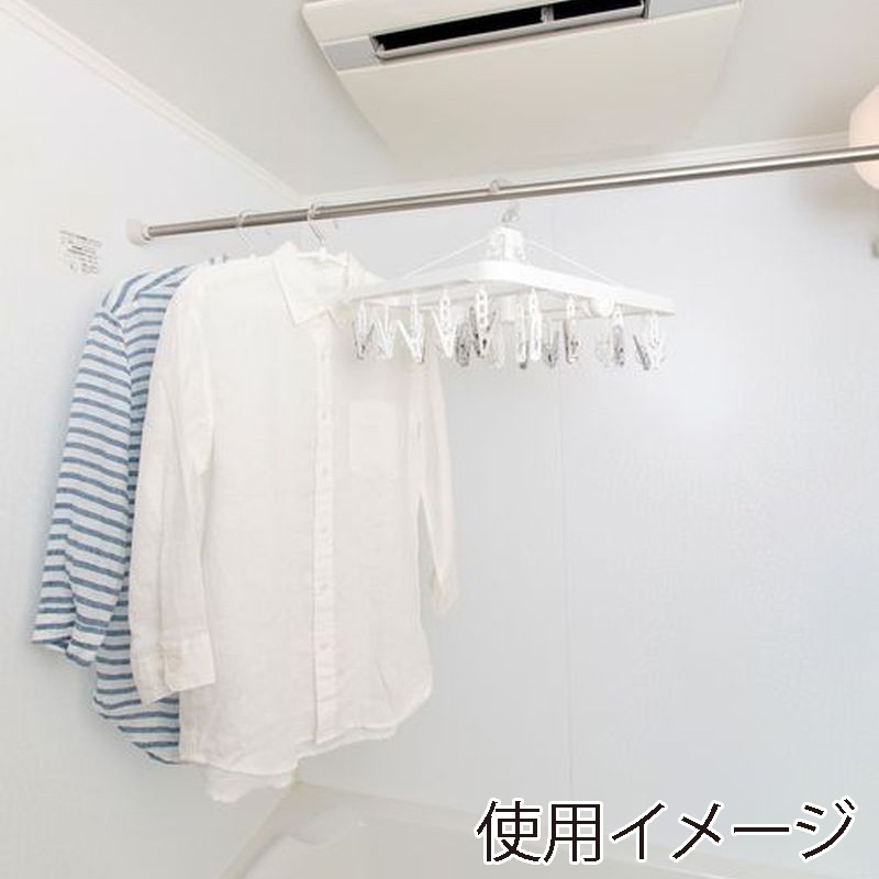 東和産業 UCHI-DRY 浴室干し小物干しハンガー 24P入 1個(ご注文単位16個)【直送品】