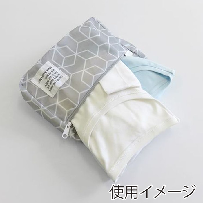 東和産業 まるごと洗えるランドリーポーチ M 1個(ご注文単位10個)【直送品】